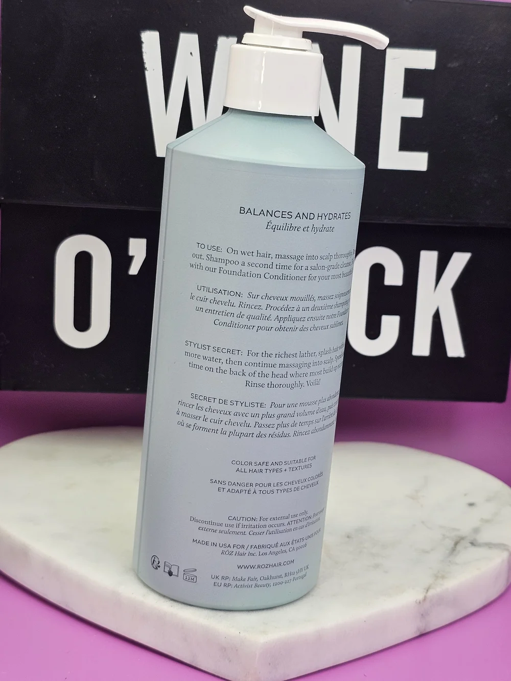 Roz & Ali Shampoo — Light Blue Bottle